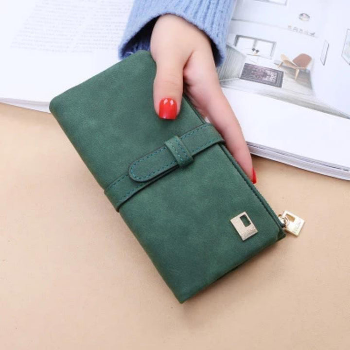Long wallet with two compartments for women | Bowlift