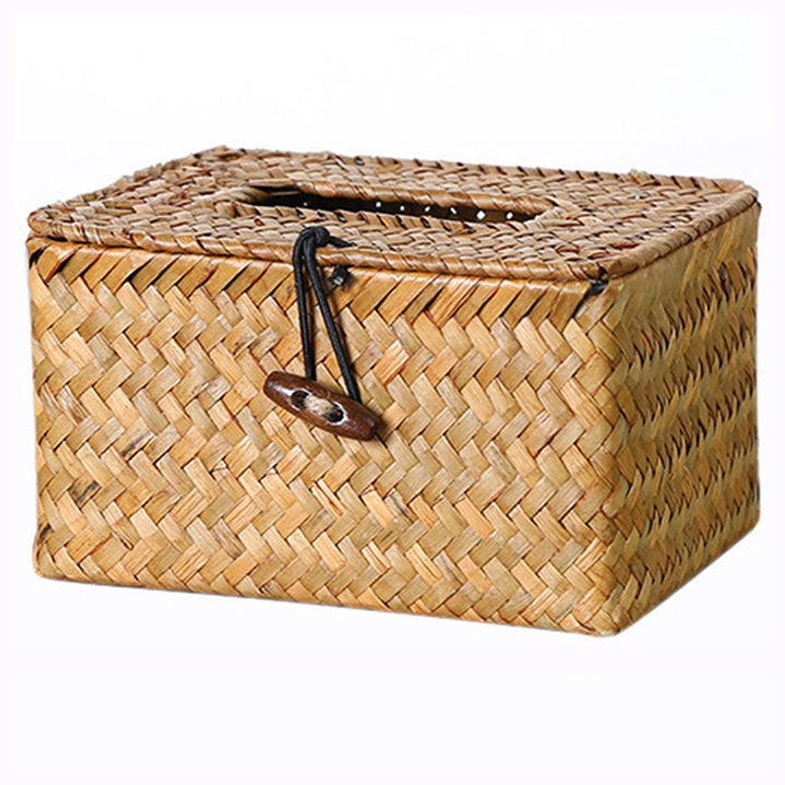 Unisex Handwoven Storage Box with Practical Lid Bowlift