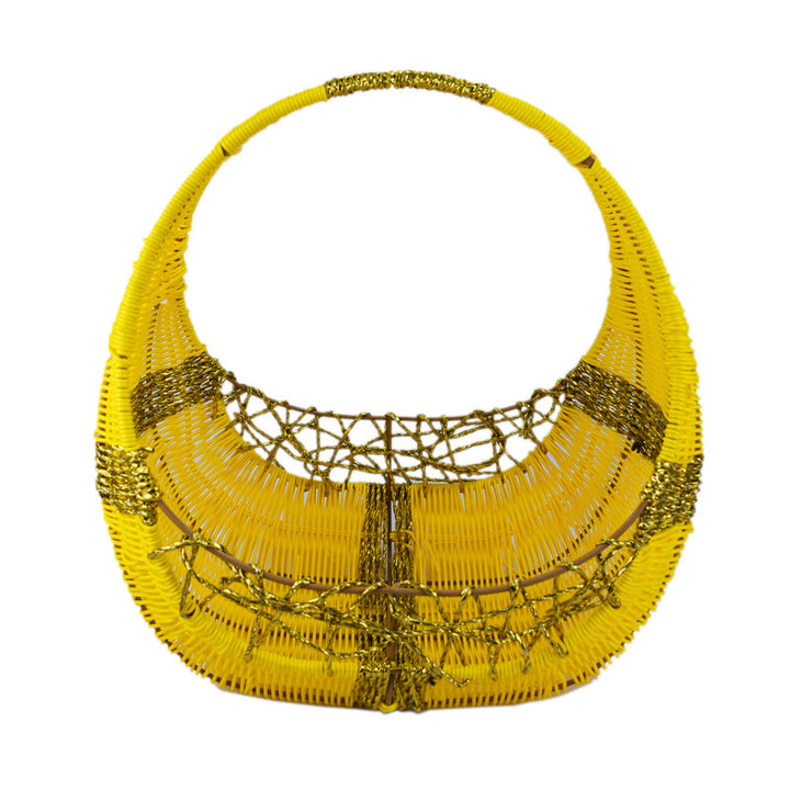 Artistic Woven Decorative Basket Bowlift