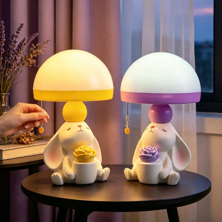 Cute Hanging Ear Bunny Jellyfish Light with Color Change