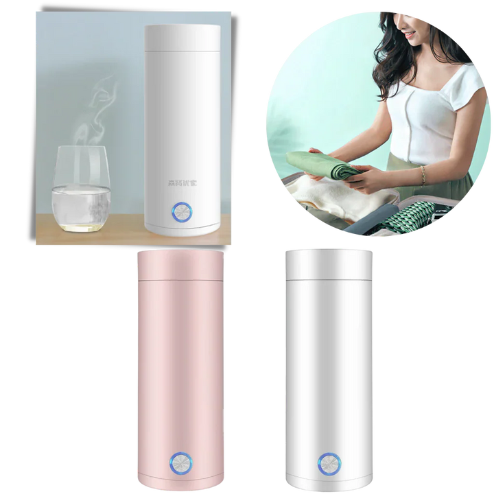 BowLift | Portable Water Boiler 400ml – Compact Travel Kettle with Intelligent Temperature Control & Double Insulation