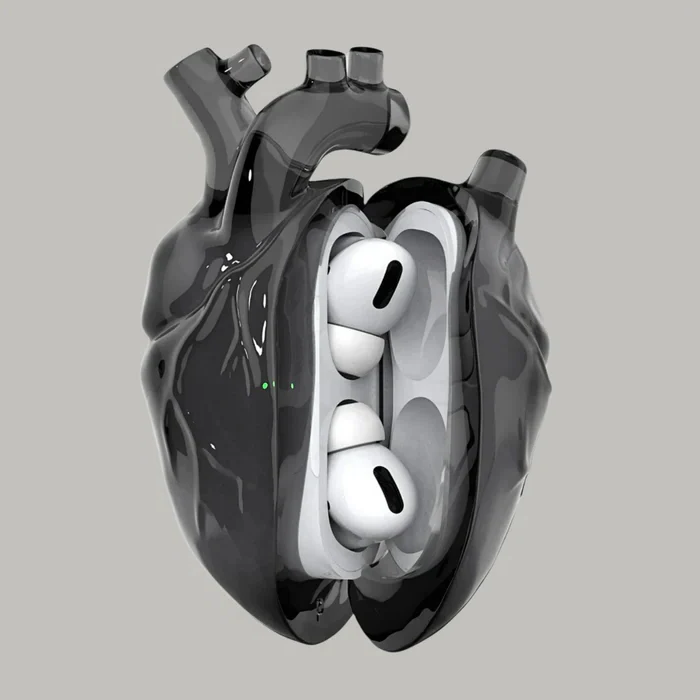 BowLift | Halloween Heart of Music – Stylish Protection for Your AirPods