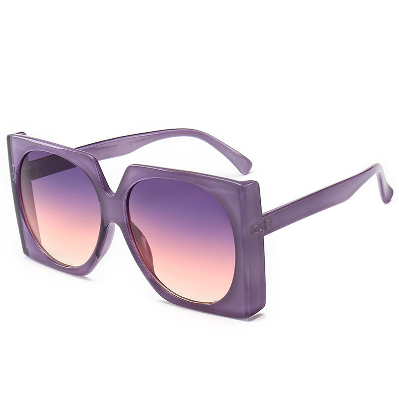 Oversized Geometric Frame Sunglasses Bowlift 1787812482