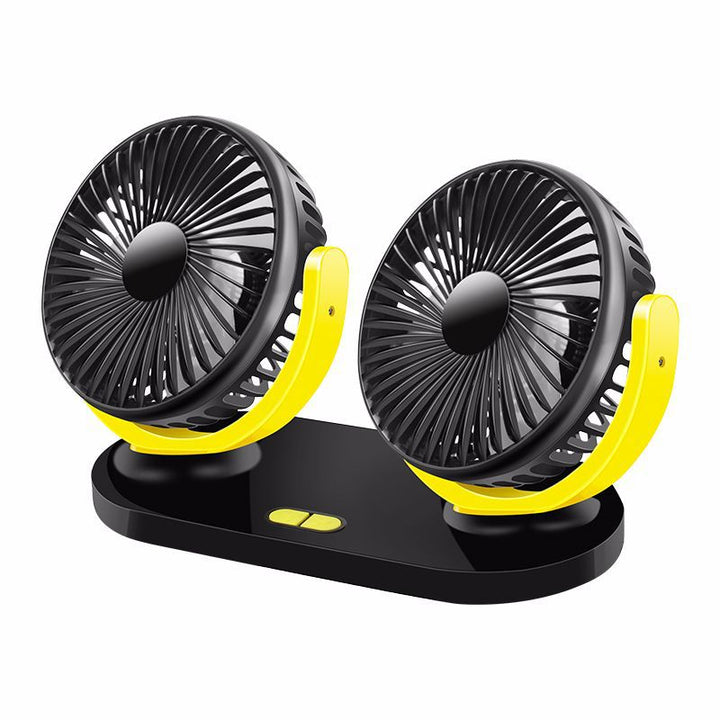 Dual Hurricane Desk Fan Bowlift