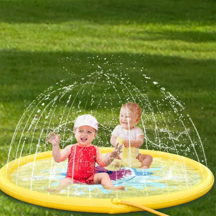 BowLift | Shark Splash Sprinkler Mat for Kids – Inflatable Water Mat