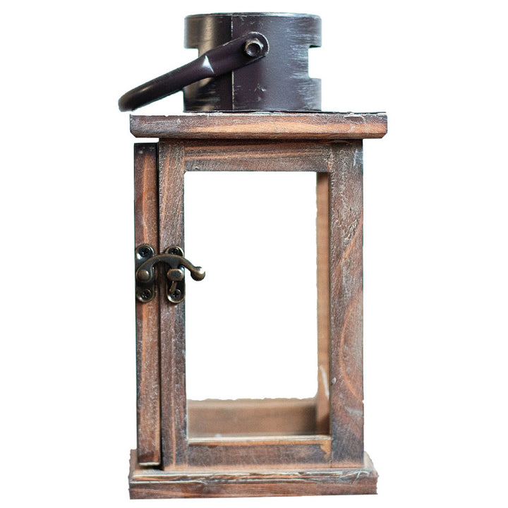 Handcrafted Hexagonal Wooden Lighthouse Tea Light Lantern Bowlift