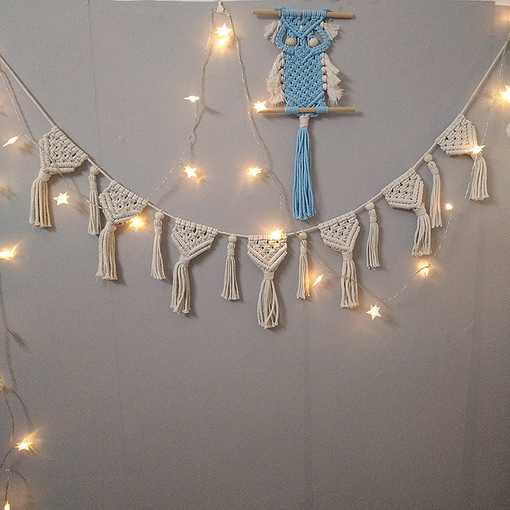 Macramé Decorative Wall Garland Bowlift