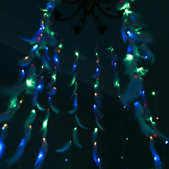 BowLift | Feather LED Atmosphere USB Remote Control Copper Wire Light String