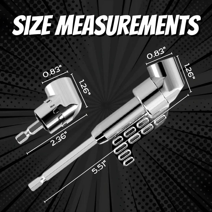 BowLift | 105° Zinc Alloy Angle Drill Adapter
