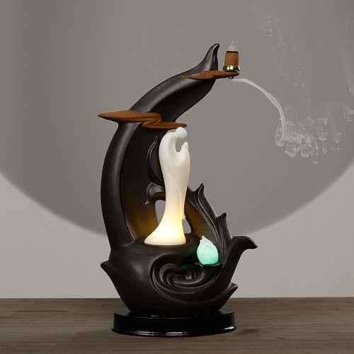 Artistic Smoke Dispensing Incense Holder