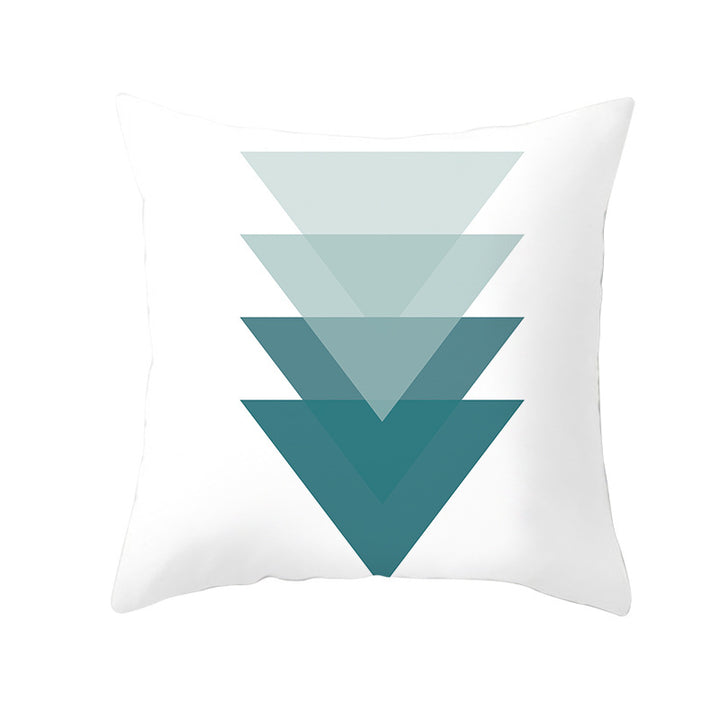 Decorative Tile-Pattern Throw Pillow Cover