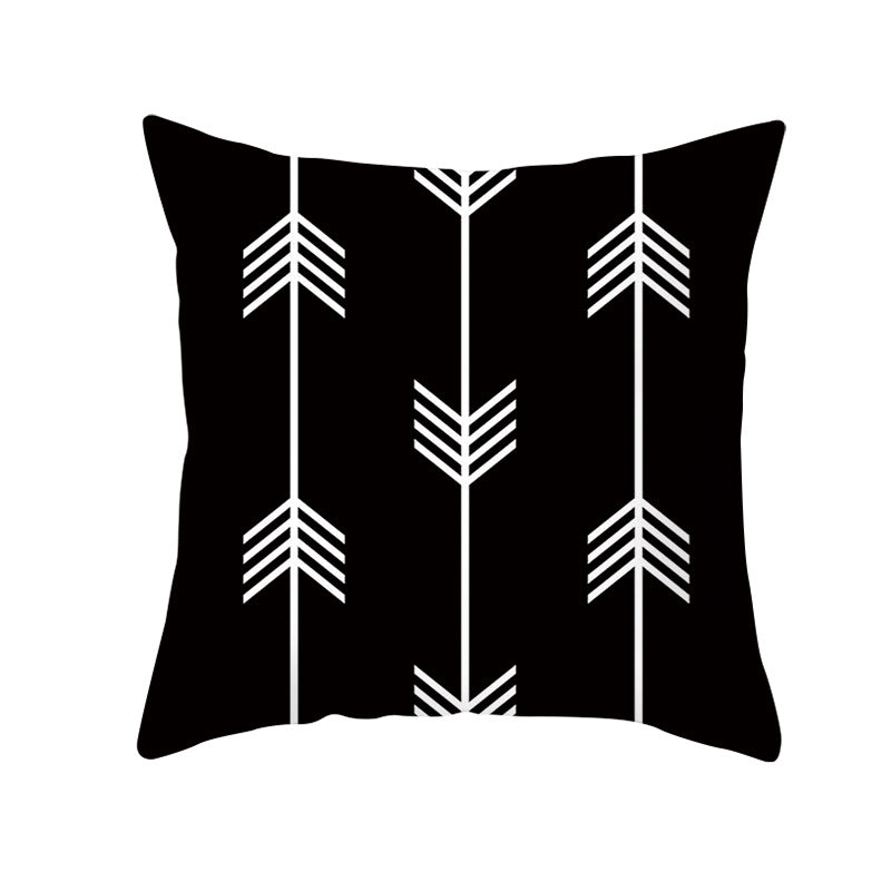Decorative Tile-Pattern Throw Pillow Cover