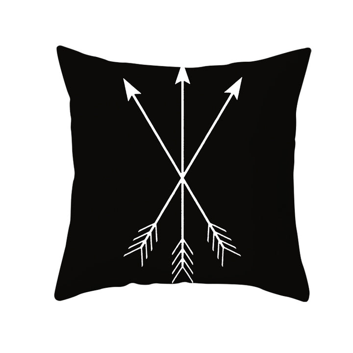 Decorative Tile-Pattern Throw Pillow Cover