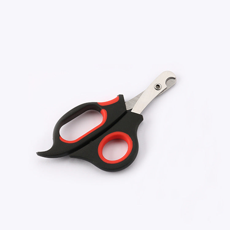 Infant Safety Nail Scissors with Rounded Blunt Tips and Ergonomic Soft-Grip Handles Bowlift