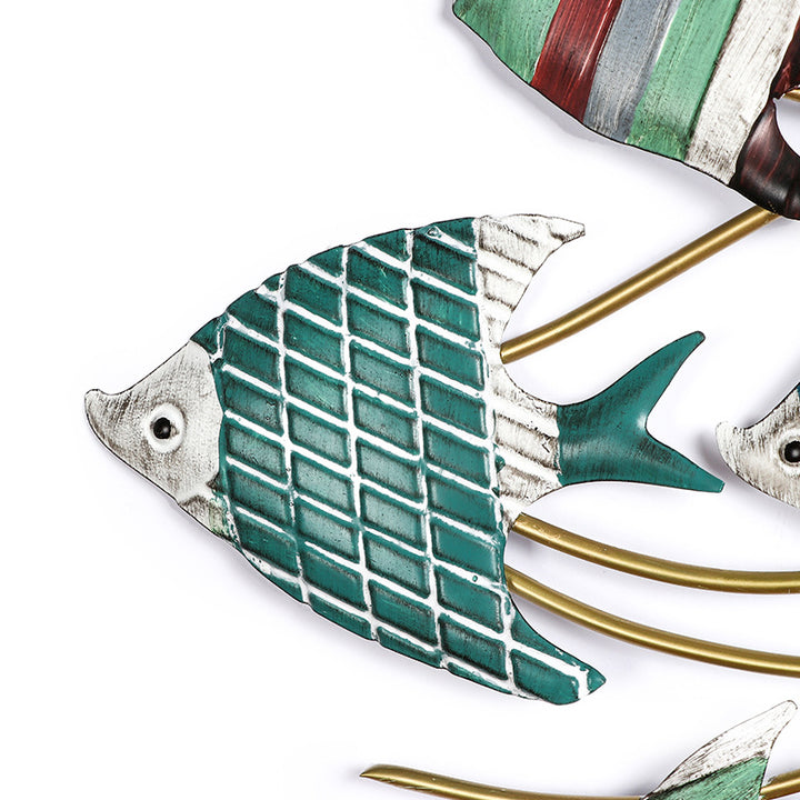 Decorative Metal Fish Wall Art Bowlift