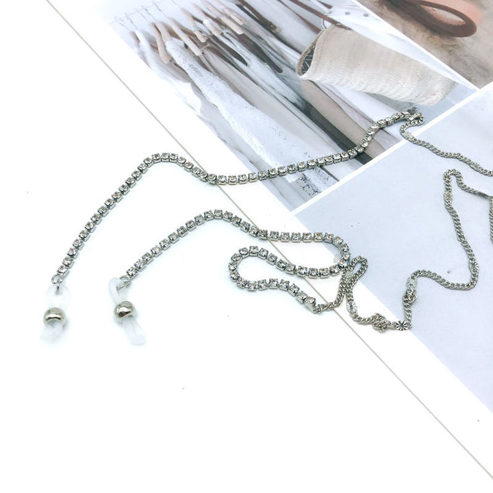 Deluxe Rhinestone Eyewear Chain Bowlift
