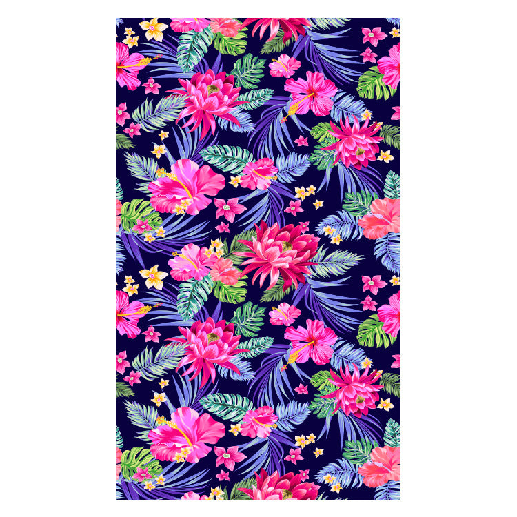 Beach towel with creative floral design Bowlift