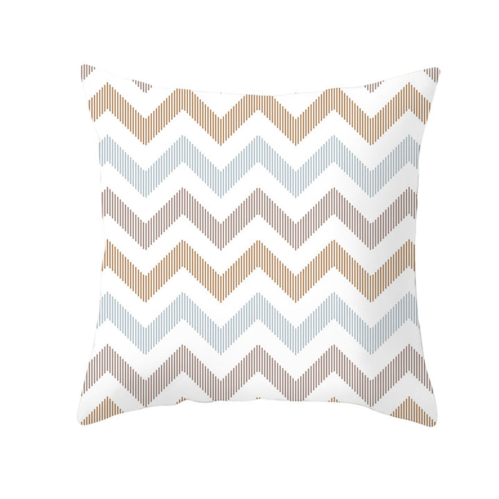 Decorative Tile-Pattern Throw Pillow Cover