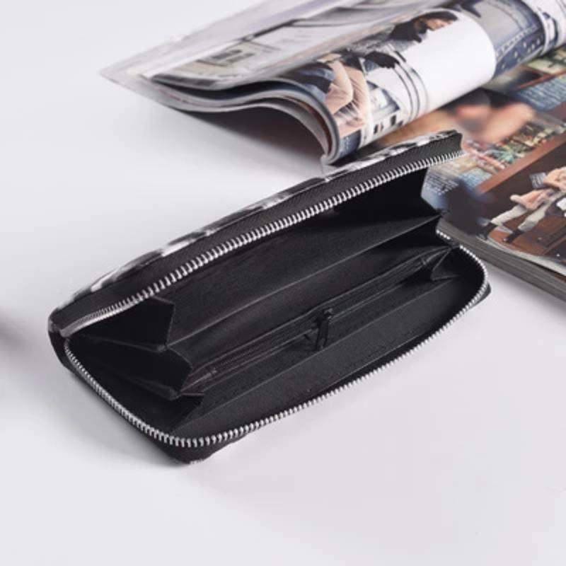 Classic wallet with leopard pattern for women | Bowlift