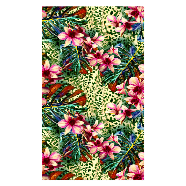 Beach towel with creative floral design Bowlift