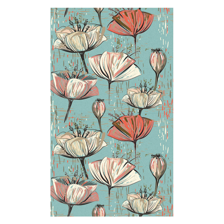 Beach towel with creative floral design Bowlift