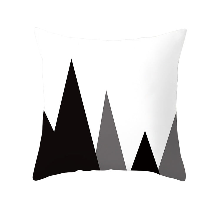 Decorative Tile-Pattern Throw Pillow Cover
