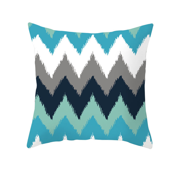 Decorative Tile-Pattern Throw Pillow Cover