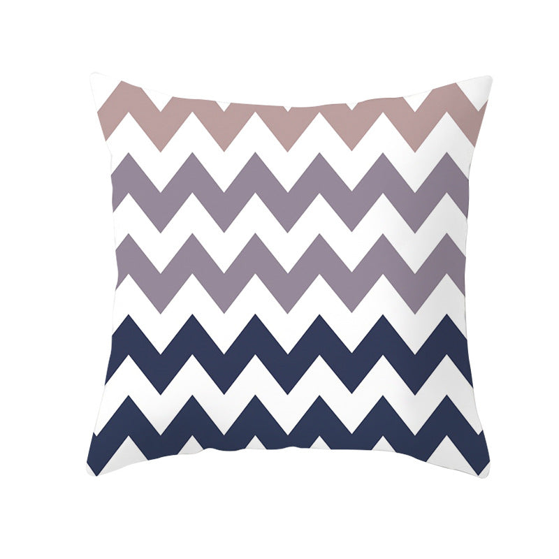 Decorative Tile-Pattern Throw Pillow Cover