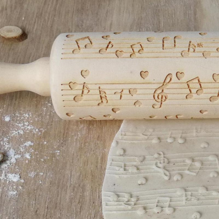 Musical Notes 3D Rolling Pin | Bowlift