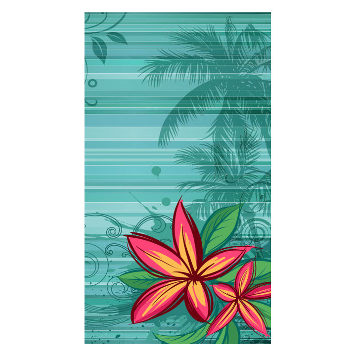 Beach towel with creative floral design Bowlift