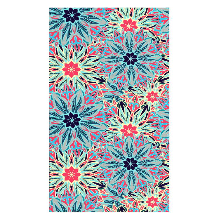 Beach towel with creative floral design Bowlift