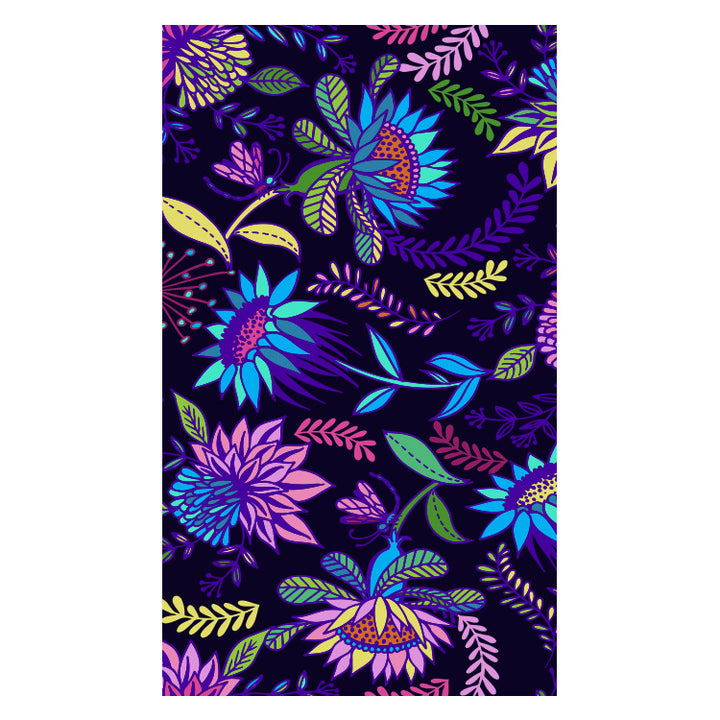 Beach towel with creative floral design Bowlift