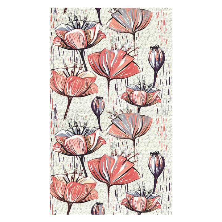 Beach towel with creative floral design Bowlift