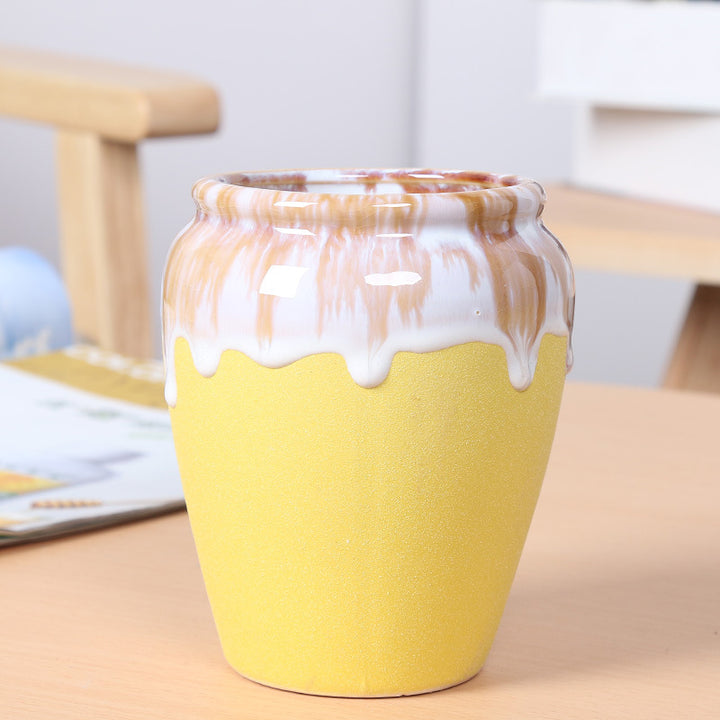 Artistic Ceramic Flower Pot Bowlift