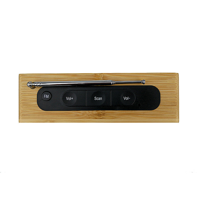 Digital wooden alarm clock with temperature display Bowlift