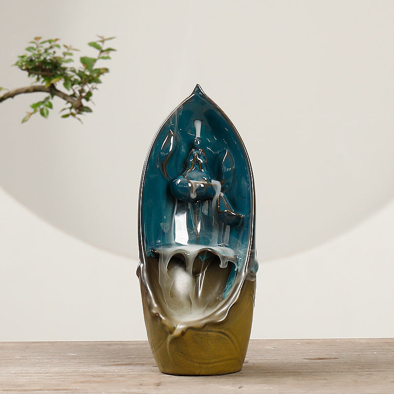 Decorative Ceramic Incense Waterfall