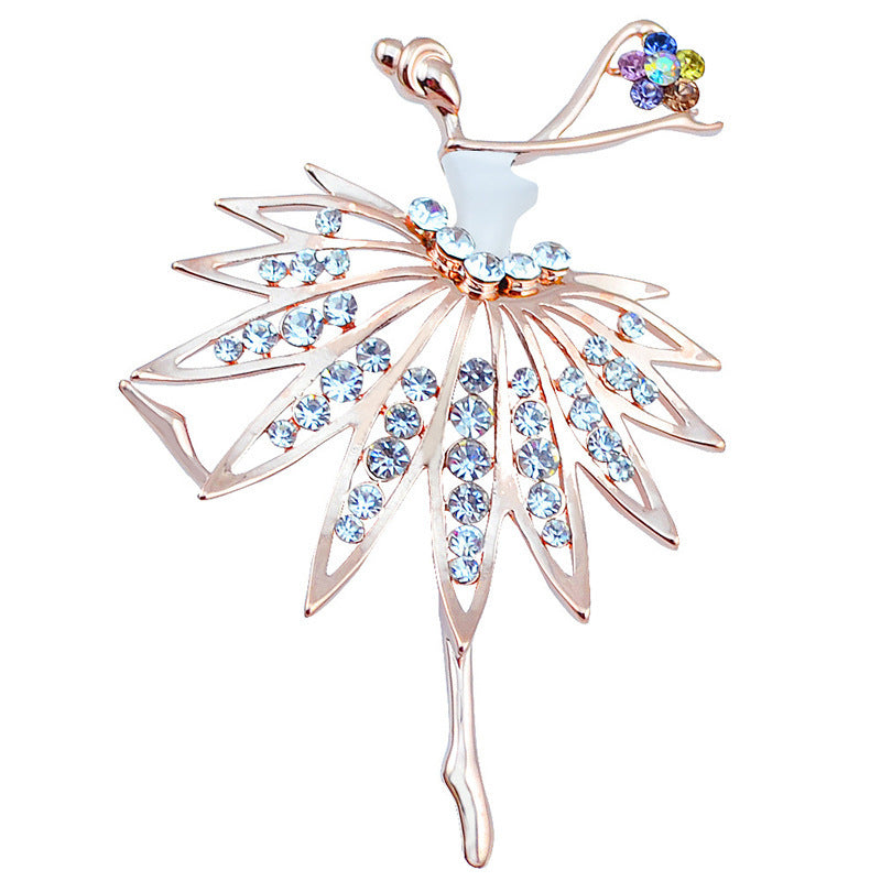 Artistic Ballerina-Inspired Brooch Bowlift