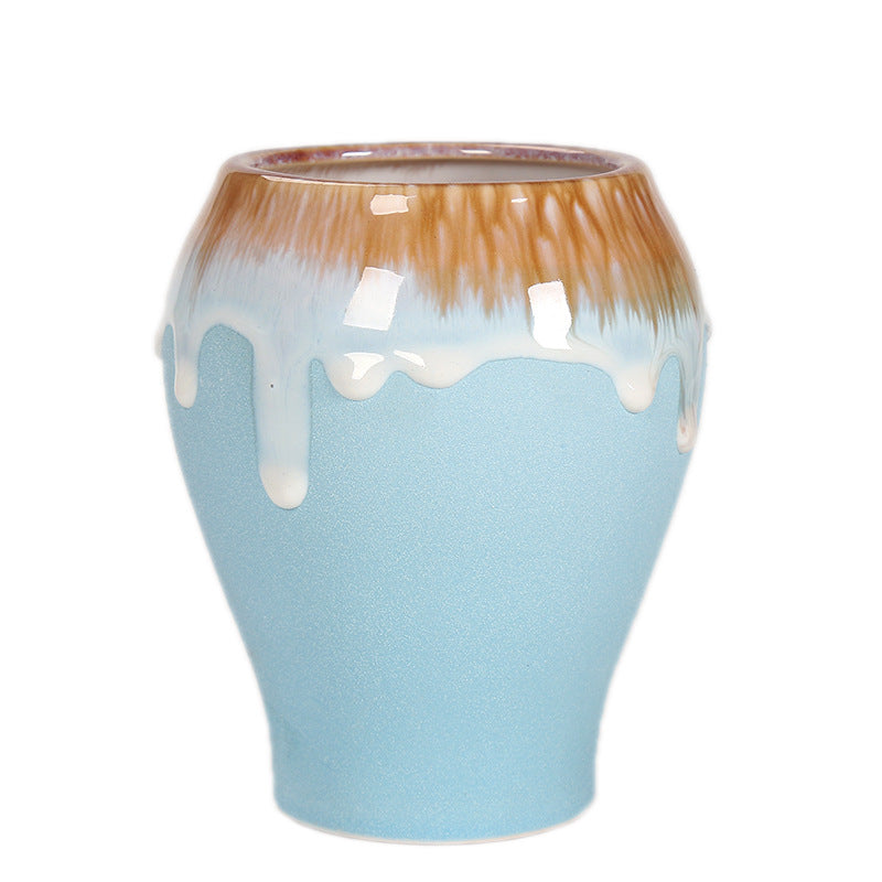 Artistic Ceramic Flower Pot Bowlift