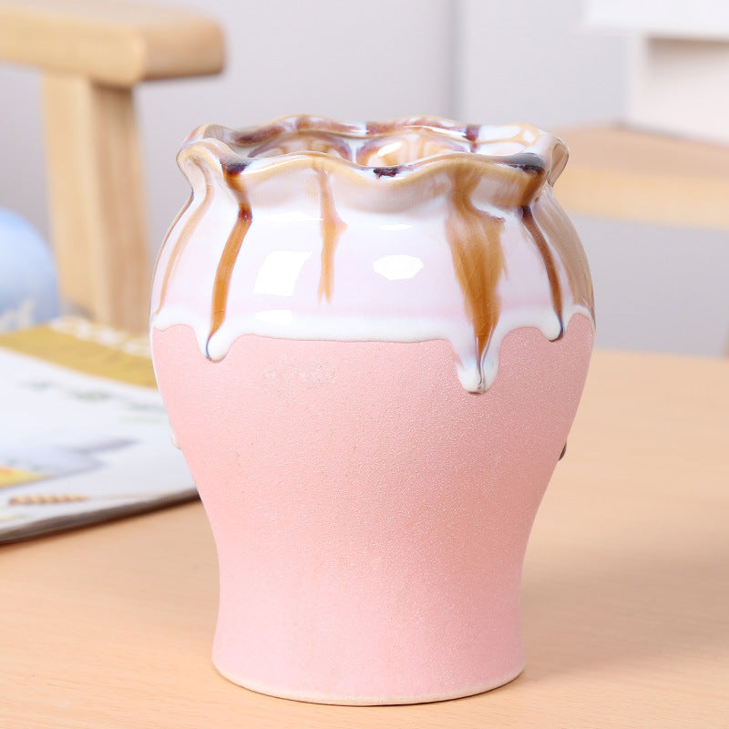 Artistic Ceramic Flower Pot Bowlift