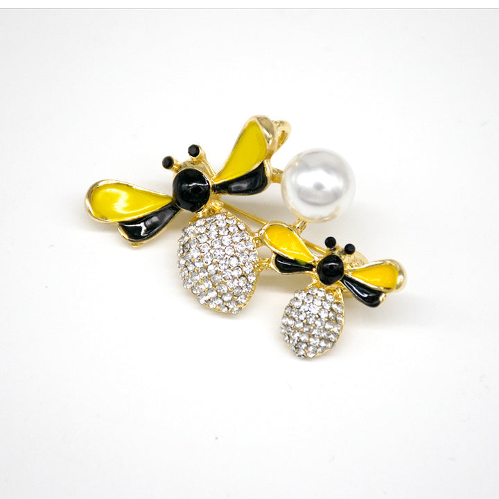 Decorative Bee-Inspired Brooch Bowlift
