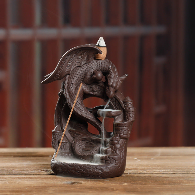 Dragons Theme Incense Waterfall Holder
