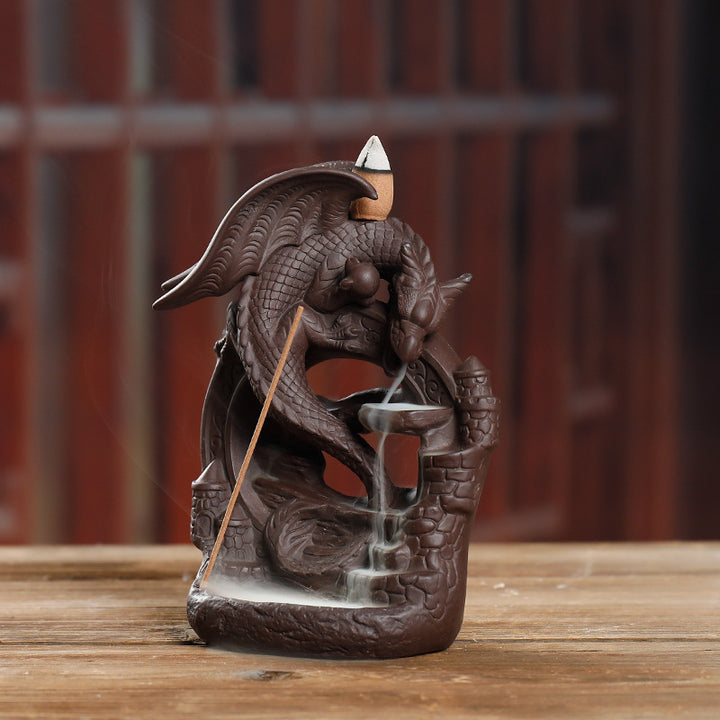 Dragons Theme Incense Waterfall Holder