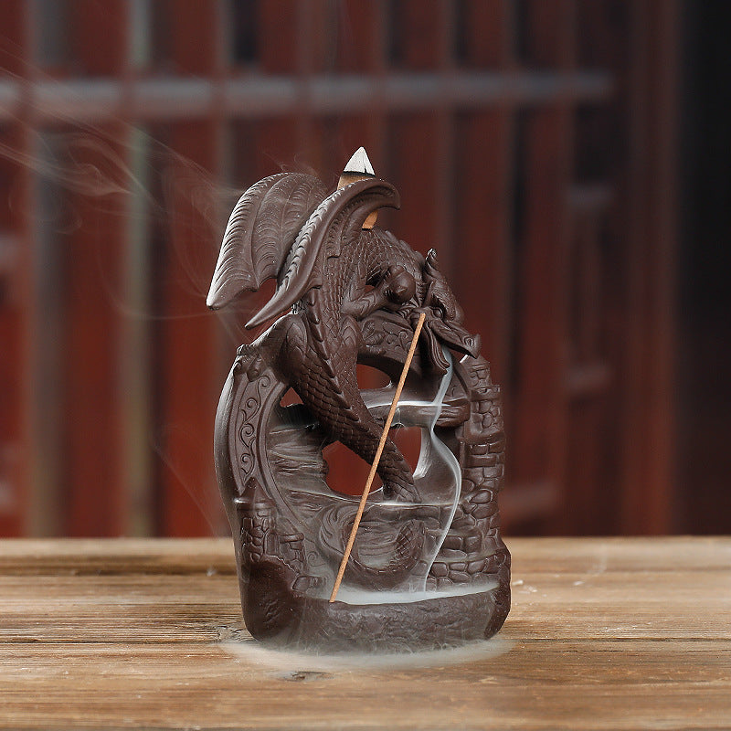 Dragons Theme Incense Waterfall Holder