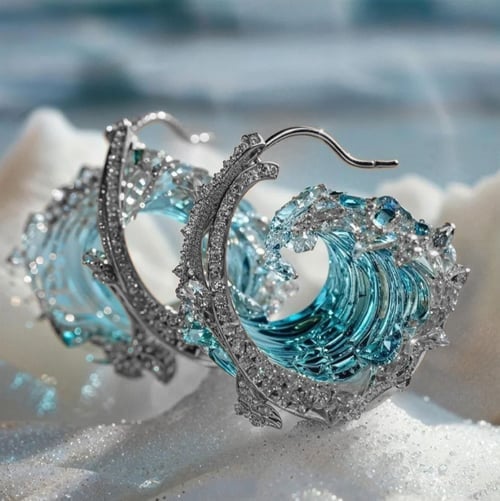 OceanSpirit Necklace - Elegant Maritime Necklace in Gold/Silver Bowlift