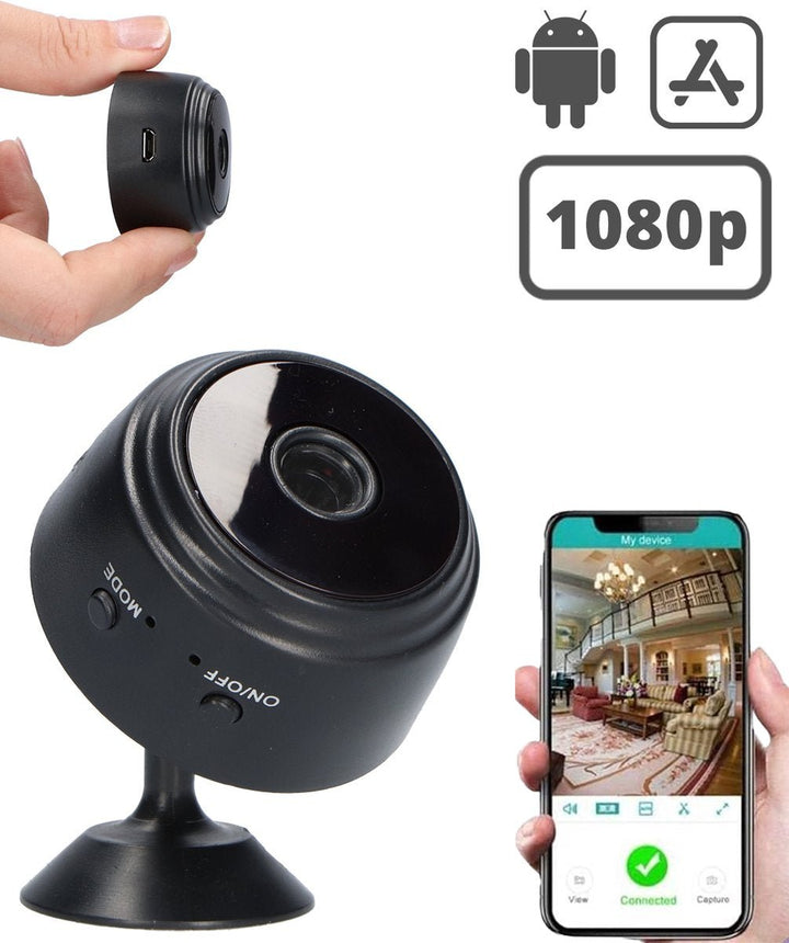 BowLift | SafetyCam WiFi Camera - Ultra Compact 1080p WiFi Camera for Maximum Safety