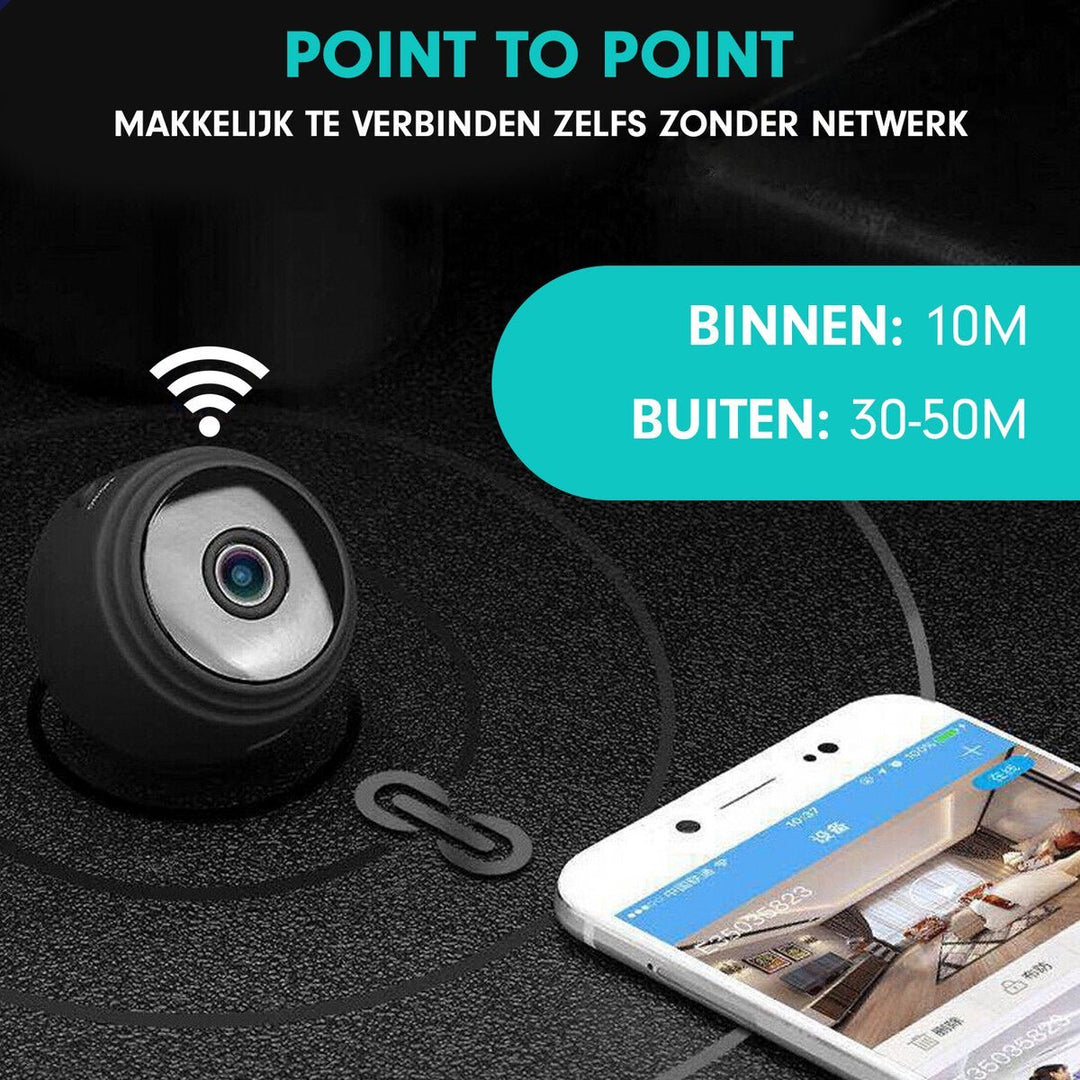 BowLift | SafetyCam WiFi Camera - Ultra Compact 1080p WiFi Camera for Maximum Safety