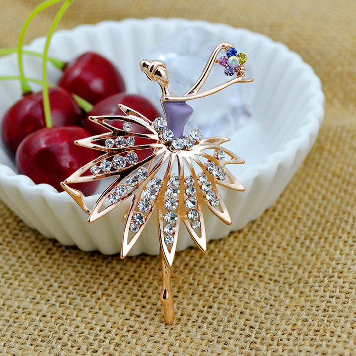 Artistic Ballerina-Inspired Brooch Bowlift