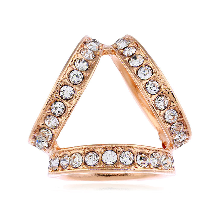 Decorative Rhinestone-Embellished Brooch Bowlift