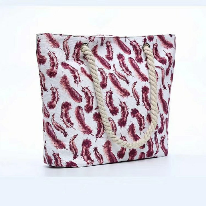 Fashionable and Large Beach Bag Made of Durable Material Bowlift