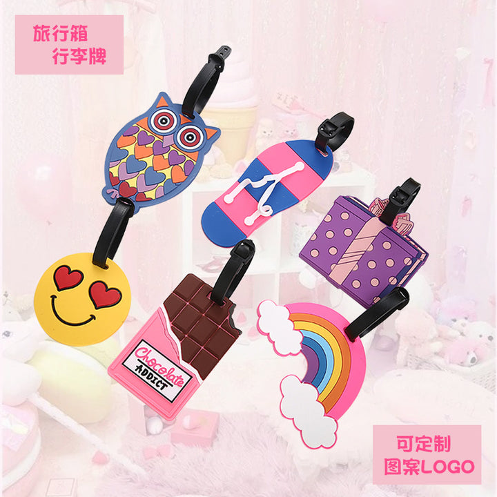Unisex Chocolate-Themed Luggage Identifier Bowlift